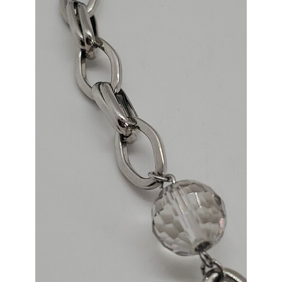 Ann Taylor LOFT 38” Long Beaded Necklace Chunky Cable Chain Boho Whimsy - Picture 11 of 13